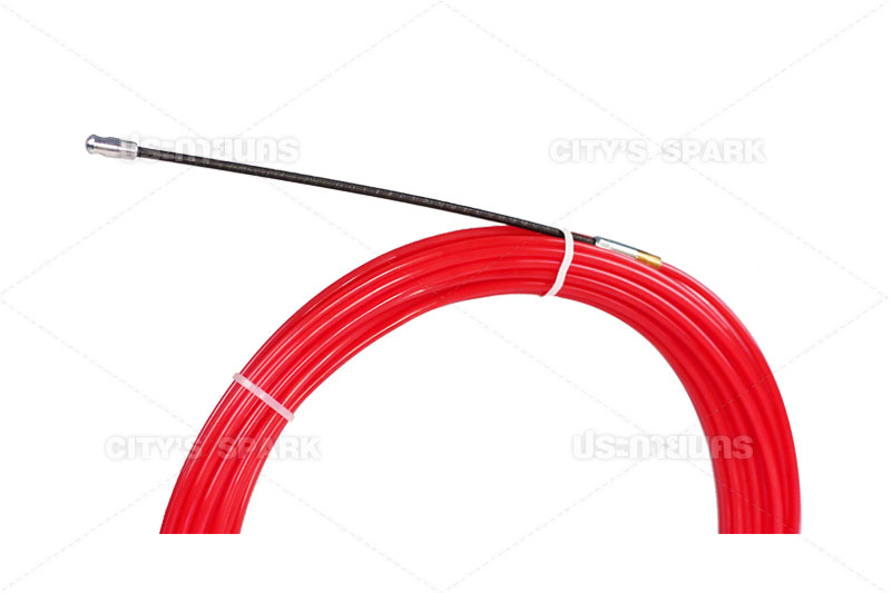 ฟิชเทปแบบ NYLON Ø 4mm (สีแดง)